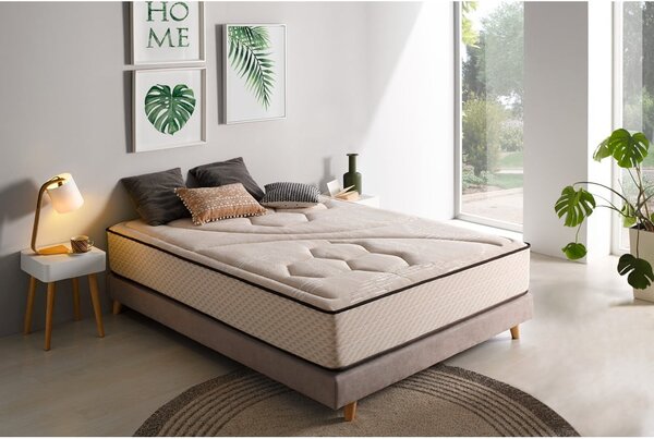 Trda/srednje trda obojestranska termoregulacijska vzmetnica iz pene 90x200 cm Tempus Gold – Moonia