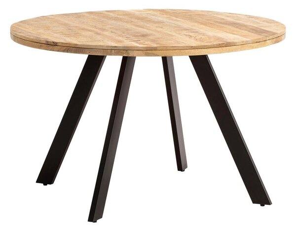MID.YOU Jedilna Miza Mango, Pravi Les, Ø 120cm