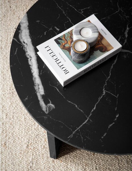 Livetastic Klubska Miza Marble, Videz Marmorja