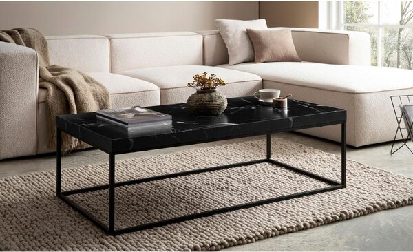 Livetastic Klubska Miza Marble, Videz Marmorja