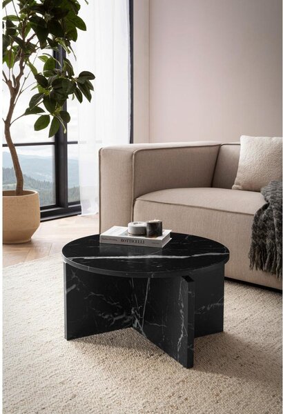 Livetastic Klubska Miza Marble, Videz Marmorja