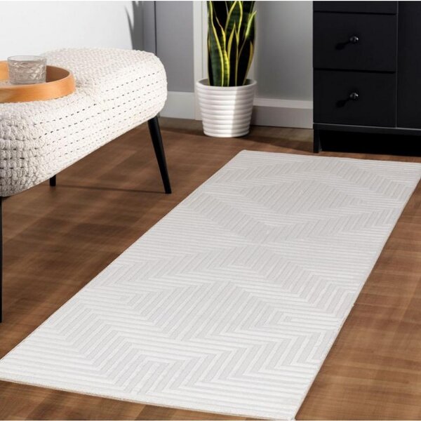 Novel Tkana Preproga Sahara, Krem Barva, 140x200cm