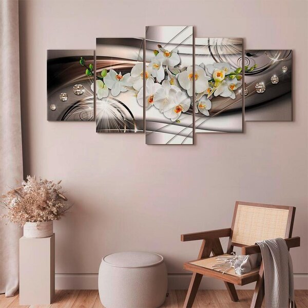 Artgeist Slika Na Platnu Orchid With Diamonds