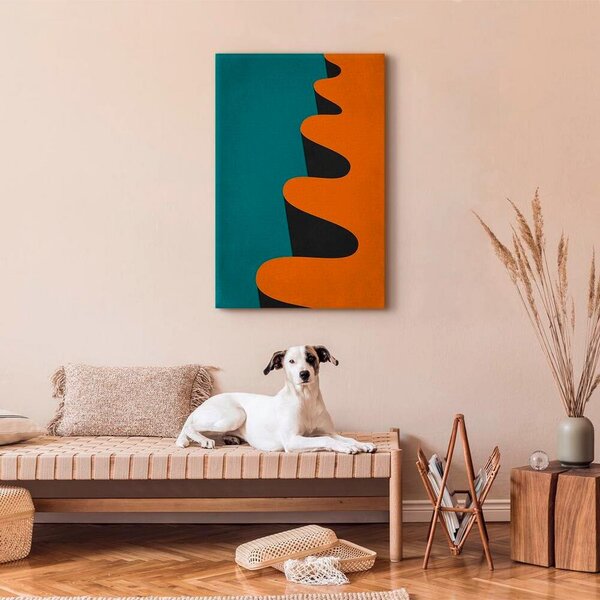 Artgeist Slika Na Platnu Orange Wave