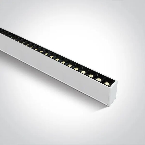 NADSTROPNA SVETILKA LINEARNA LED 40W/3000K/3800lm IP20 BELA DM38150B/W/W
