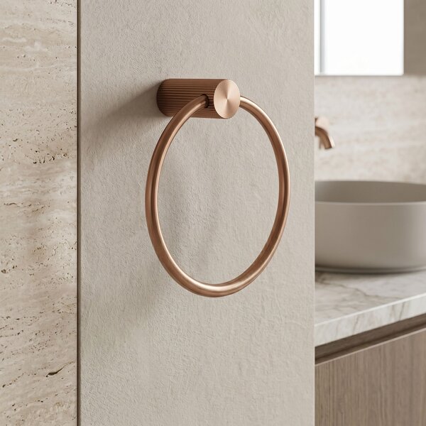 Kopalniški obešalnik Ring 64106 SOLO Brush Copper