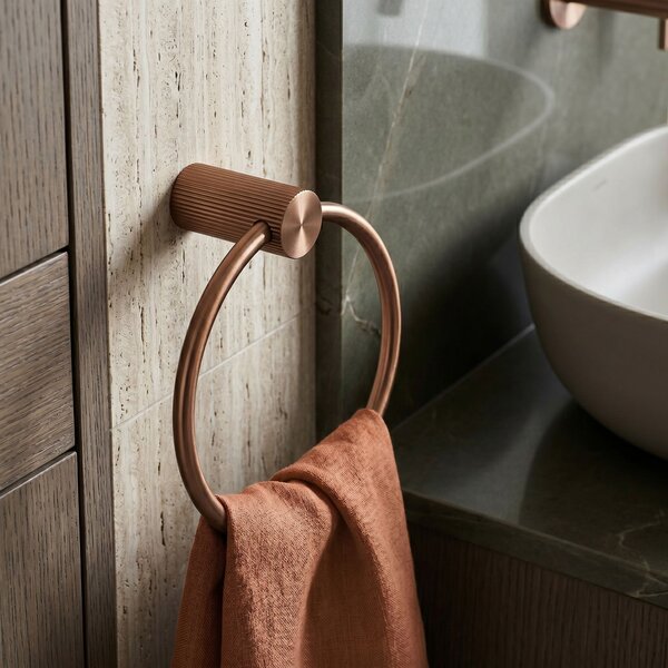 Kopalniški obešalnik Ring 64106 SOLO Brush Copper