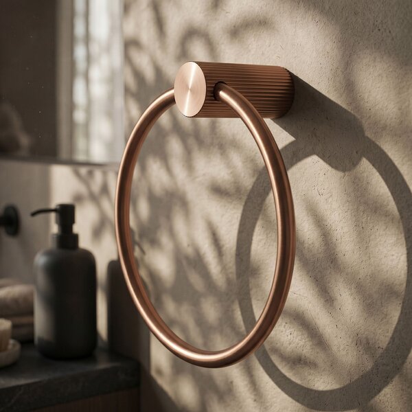 Kopalniški obešalnik Ring 64106 SOLO Brush Copper