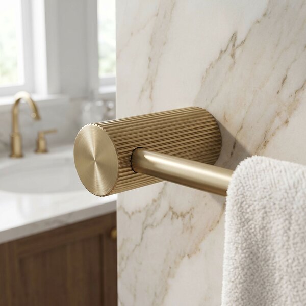 Kopalniški obešalnik 64101 SOLO Brush Gold