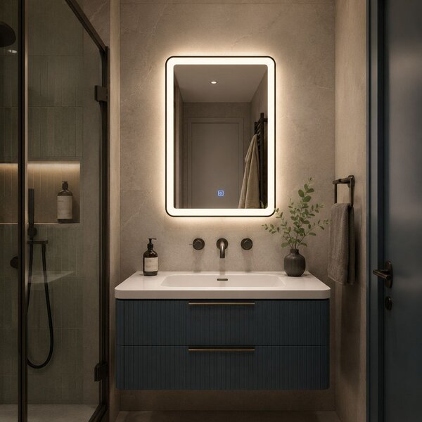 Stensko ogledalo LED 60x80cm SAB-3451