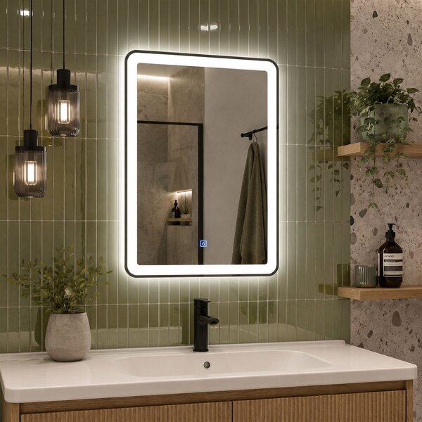 Stensko ogledalo LED 60x80cm SAB-3451