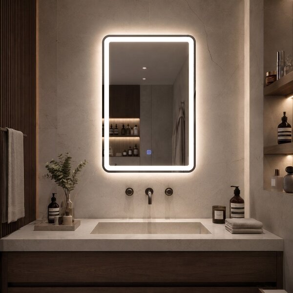 Stensko ogledalo LED 60x80cm SAB-3451