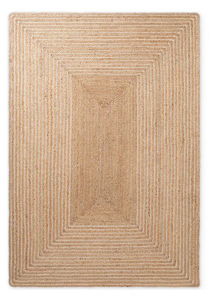 Obojestranska/ročno tkana preproga iz jute v naravni barvi/v svetli naravni barvi 120x170 cm Juno – Hanse Home