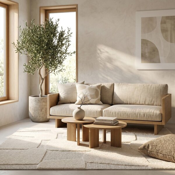 Kremno bela preproga 120x170 cm Cairo – ESTE