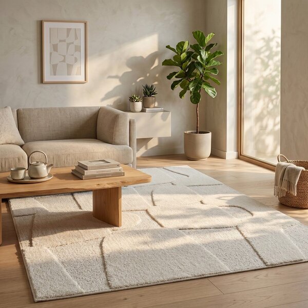 Kremno bela preproga 120x170 cm Cairo – ESTE