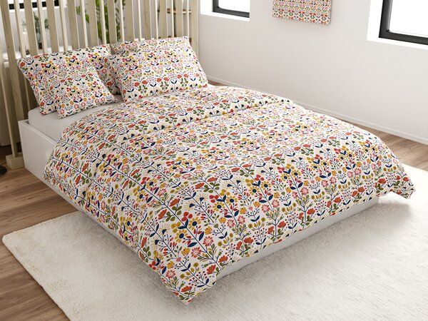 Posteljnina iz polibombaža FOLKLORIA POLY pisana Dimenzije posteljnine: 70 x 90 cm | 140 x 200 cm