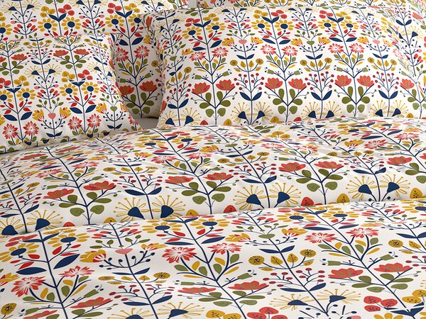 Posteljnina iz polibombaža FOLKLORIA POLY pisana Dimenzije posteljnine: 70 x 90 cm | 140 x 200 cm