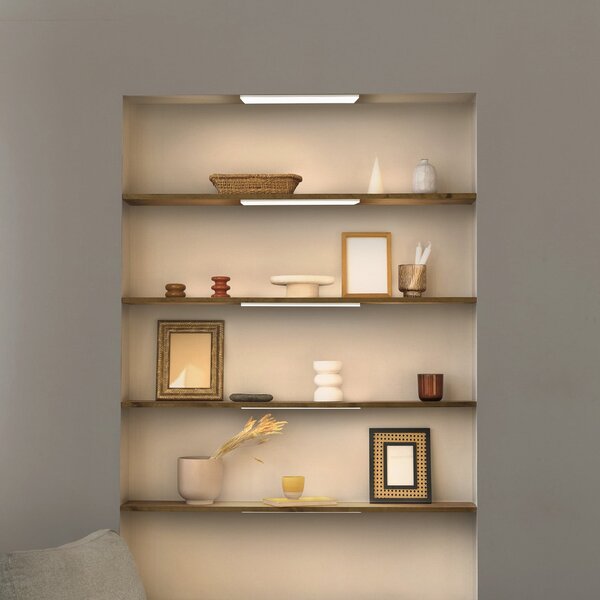 OSRAM LED-podsvetilka Panel 30 x 20 cm bela CCT DIM, zatemnjen, Bela, Kuhinja, Plastika