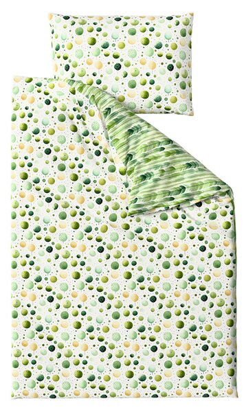 Posteljnina iz polibombaža GREEN TREES POLY zelena Dimenzije posteljnine: 70 x 90 cm | 140 x 200 cm