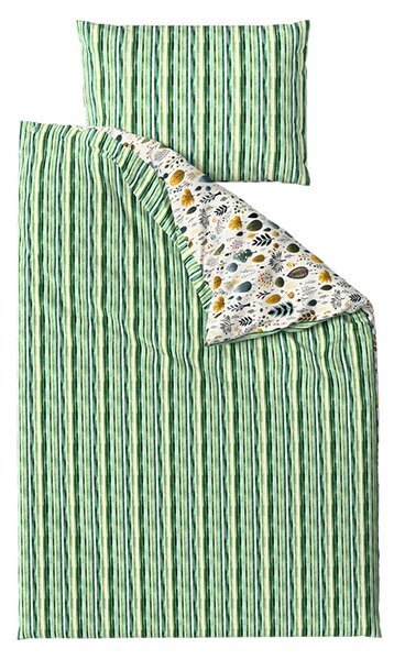 Posteljnina iz polibombaža TREEVELLA POLY zelena Dimenzije posteljnine: 70 x 90 cm | 140 x 200 cm