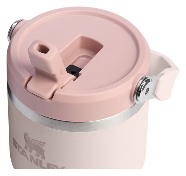Svetlo rožnata termovka iz nerjavečega jekla 600 ml IceFlow™ Flip Straw 2.0 Tumbler Rose Quartz – Stanley