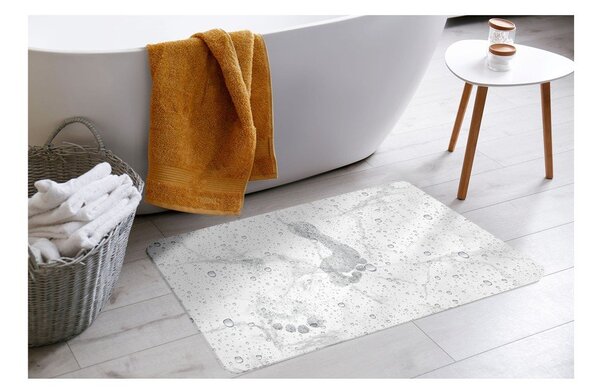 Sivo-bela kopalniška podloga iz diatomejske zemlje 50x70 cm Aqua – douceur d'intérieur