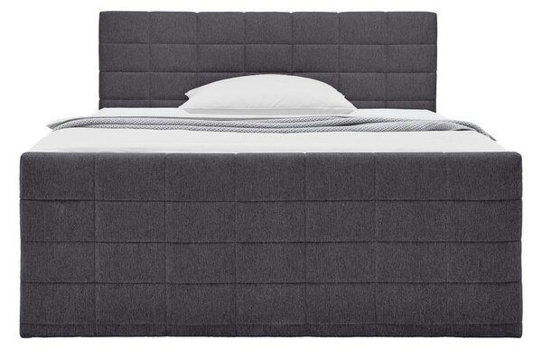 Mömax Postelja Boxspring Damon, Črna, 160x200