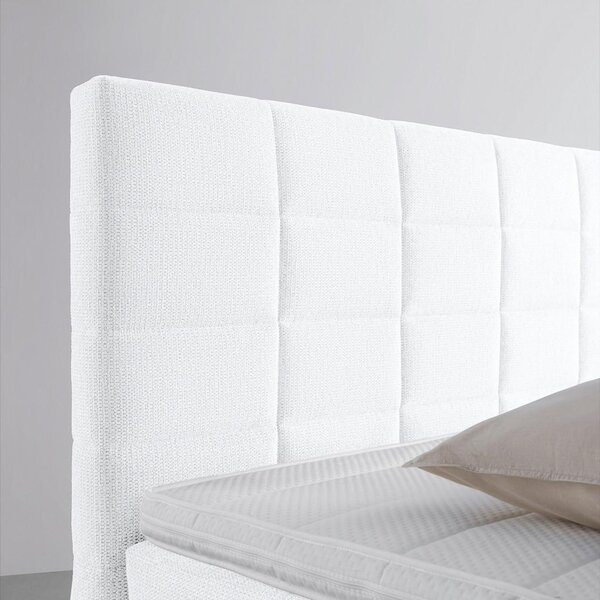 Mömax Postelja Boxspring Damon, Bela, 160x200