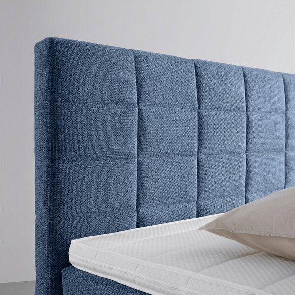 Mömax Postelja Boxspring Damon, Modra, 160x200