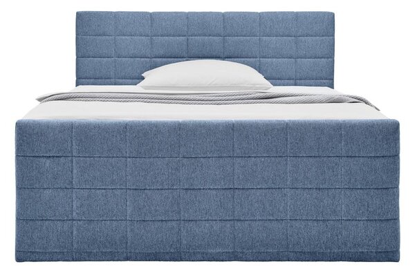 Mömax Postelja Boxspring Damon, Modra, 160x200