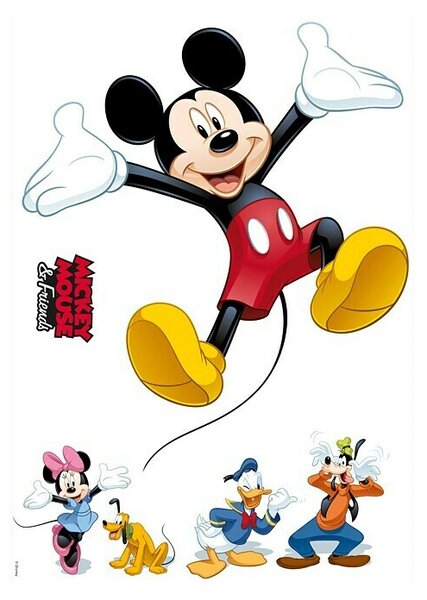 Komar Nalepka za stene Mickey & Prijatelji (50 x 70 cm)