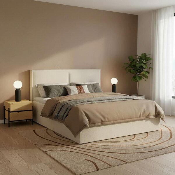 Bessagi Home Postelja Z Vzmetnico Imola, Krem, Z Nadvložkom, 180x200