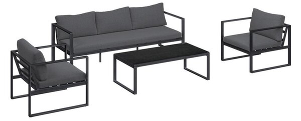 Mömax Lounge Garnitura Aurelia, Antracit, 4-Delno