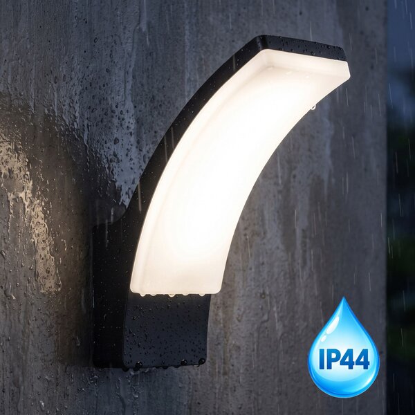 Fasadna LED stenska svetilka JNH032-G črna
