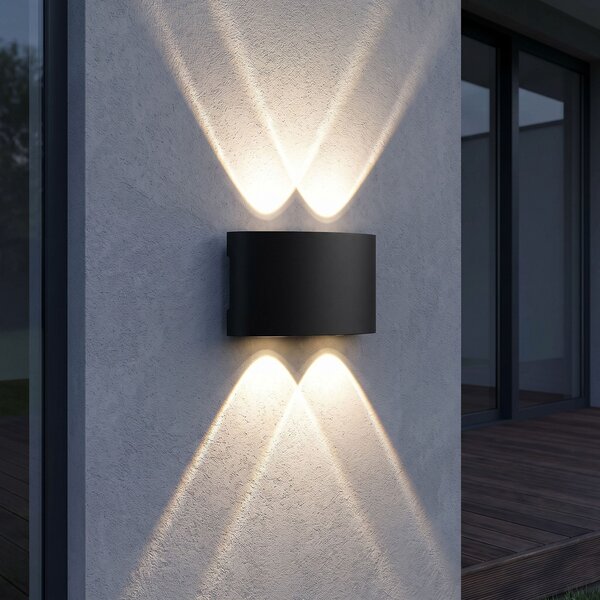 Fasadna stenska svetilka LED JNH039-4G Black