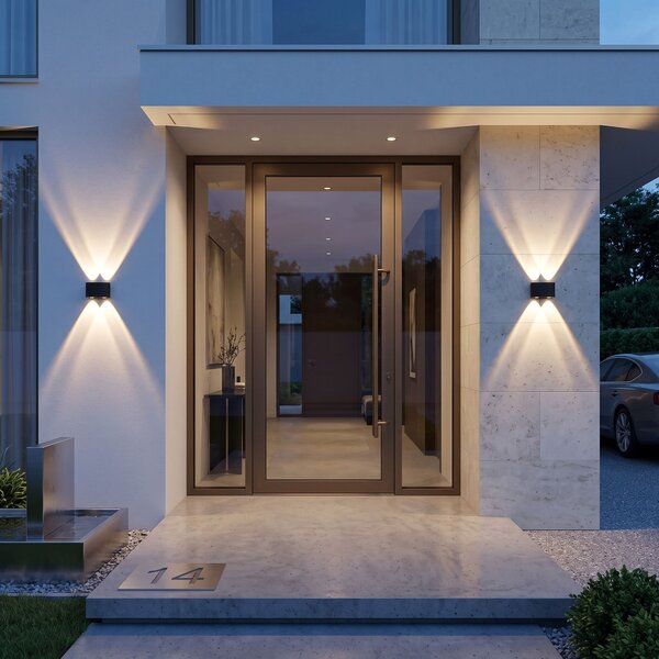 Fasadna stenska svetilka LED JNH039-4G Black