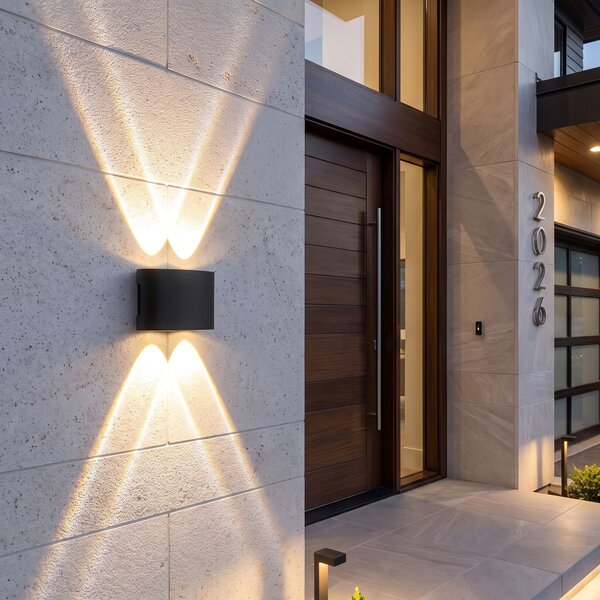 Fasadna stenska svetilka LED JNH039-4G Black
