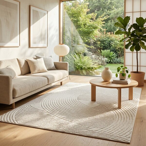 Kremno bela preproga 120x170 cm Zephyr – ESTE