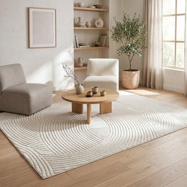 Kremno bela preproga 120x170 cm Zephyr – ESTE