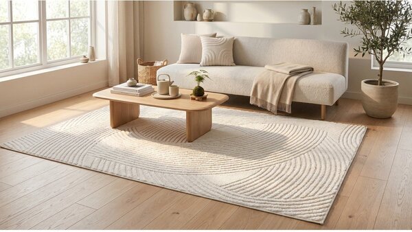 Kremno bela preproga 120x170 cm Zephyr – ESTE