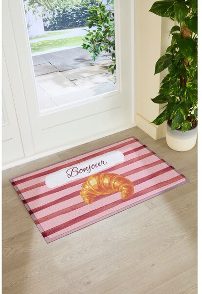 Predpražnik iz PVC-ja 40x70 cm Croissant Bonjour – Artsy Doormats