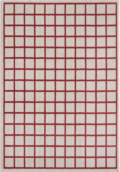 Rdeča/bež preproga 120x170 cm Picnic – ESTE