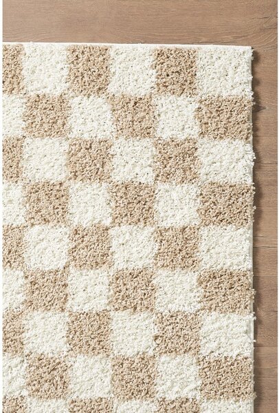 Bež/kremno bela preproga 120x170 cm Grida – ESTE