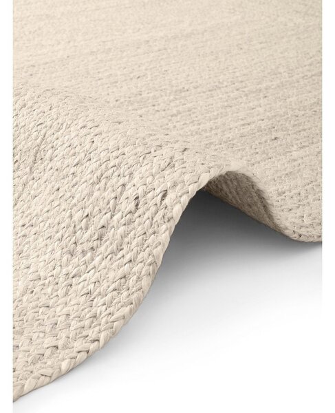 Kremno bela obojestranska/ročno tkana preproga iz jute 60x90 cm Juno – Hanse Home