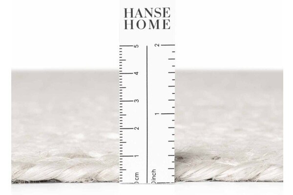 Kremno bel obojestranski/ročno tkan tekač iz jute 80x200 cm Juno – Hanse Home