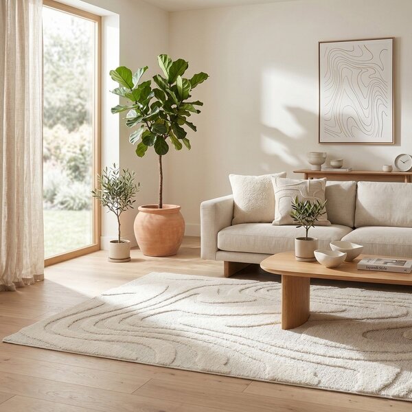 Kremno bela preproga 120x170 cm Dune – ESTE