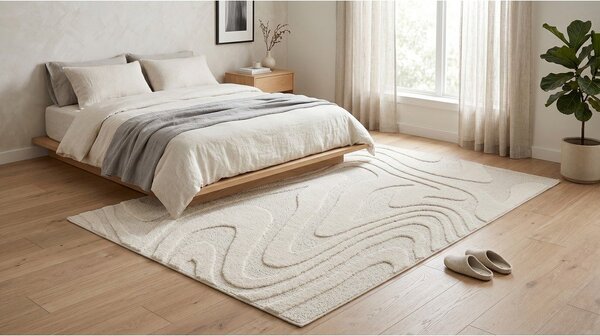 Kremno bela preproga 120x170 cm Dune – ESTE