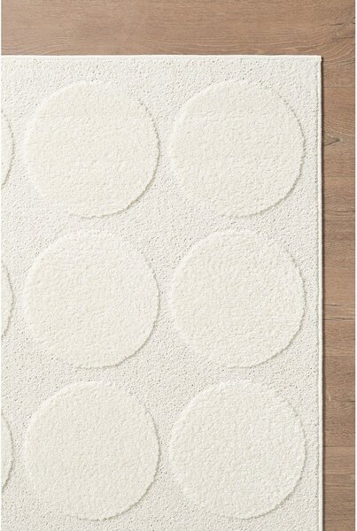 Kremno bela preproga 120x170 cm Bubble – ESTE