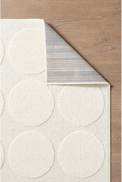 Kremno bela preproga 120x170 cm Bubble – ESTE