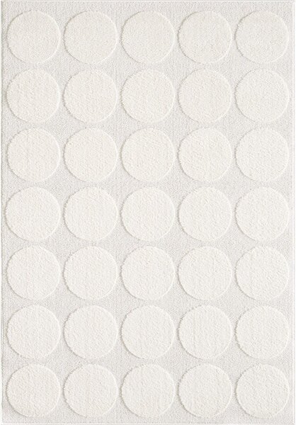 Kremno bela preproga 120x170 cm Bubble – ESTE